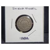 1882 SHIELD NICKEL