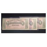 3 CONSECUTIVE1915 CHIHUAHUA, MEXICO LRG. NOTES