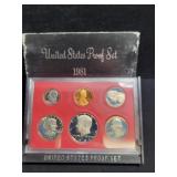 1981 UNITED STATES PROOF SET