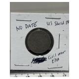 SHIELD US NICKEL, NO DATES