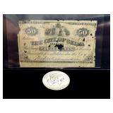 CIVIL WAR 50c. CITY OF SELMA, ALABAMA FRACTIONAL