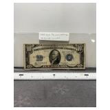 1934-A $10 SILVER CERTIFICATE LARGE BLUE SEAL