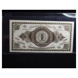 $1 OKLAHOMA, LUTIE INDIAN TERRITORY NOTE (CU)