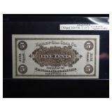 5c. OKLAHOMA, HAILEYVILLE INDIAN TERRITORY NOTE