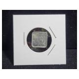 ILLINOIS RETAILERS TOKEN ALUMINUM SQUARE