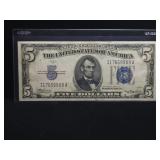 $5 1934-A SILVER CERTIFICATE (XF)