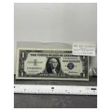 1957 $1 SILVER CERT. A-A BLOCK, GREAT CONDITION