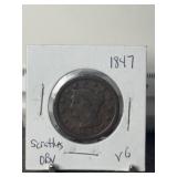 1847 US LARGE CENT