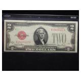 1928-G $2 RED SEAL LEGAL TENDER NOTE (VF+)