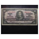 $10 1937 CANADA BANK NOTE