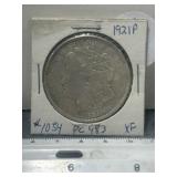 1921 - P MORGAN SILVER DOLLAR - XF