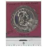 1962-P FRANKLIN SILVER PROOF HALF DOLLAR