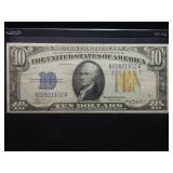 1934-A $10 NORTH AFRICA WW II SILVER CERT (VF++)