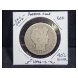 1896-S BARBER HALF DOLLAR