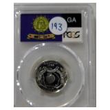 90% SILVER GEORGIA QUARTER PCGS PR70DCAM