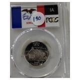 90% SILVER IOWA QUARTER PCGS PR70DCAM