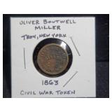 1863 CIVIL WAR O. BOUTWELL MILLER- TROY, NEW YORK