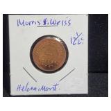 HELENA, MONTANA 12 & 1/2c. MORRIS WEISS STORE COIN