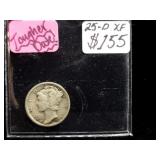 1925-D MERCURY DIME