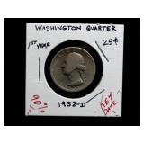 1932-D WASHINGTON QUARTER