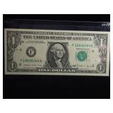$1 1988 FEDERAL RESERVE NOTE (GEM)