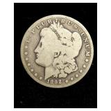 1892-CC MORGAN DOLLAR 90% SILVER CARSON CITY