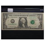 $1 1998-A  EXPERIMENTAL WEB NOTE (VF++)