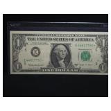 $1 1963-B *STAR* "BARR"  NOTES (CU)