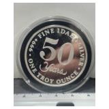 CLAYTON SILVER MINES INC TROY OZ COIN - 1935-1985