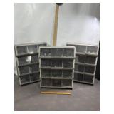 HARDWARE STORAGE BINS W/ HARDWARE