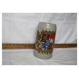 LARGE CERAMIC BAYERN GERMAN STEIN, 10 1/2" T
