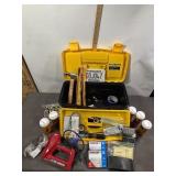 TOOLBOX WITH HOUSEHOLD TOOLS