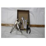MISC HAND TOOLS, VISE GRIPS, CRESCENT WRENCHES