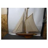 POND YACHT REPLICA MODEL - 36" X  36"