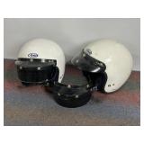 2 VINTAGE ARAI MOTORCYCLE HELMETS