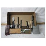 DRILL BITS, MICROMETER, BODY TOOLS, MISC TOOLS