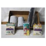 SAND PAPER, WIRE NUTS, ZIP TIES