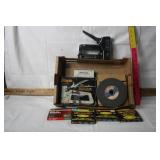 STANLEY STAPLER W/ SEVERAL STAPLES & GRIND WHEEL