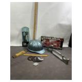 SHAPING TOOL, RIVETOOL, METAL HARD HAT