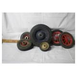 SEVERAL SMALL WHEELS