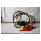 SET OF JUMPER CABLES & SPEED CHARGER - UNTESTED