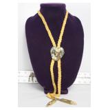 SIGNED BRONZE RAM BROOCH