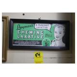 ART DECO LAYMAN'S LAXITIVE ADVERTISMENT 5'X10.5'