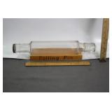 VINTAGE GLASS ROLLING PIN / FILLABLE