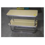 VTG. METAL WORKS 2 TEIR SHELF 29X22X12'