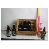 KESSLER BEER WOOD BOX W/ BOTTLES