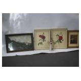 WILLOWTREE FIGURE, SMALL FRAMED ART