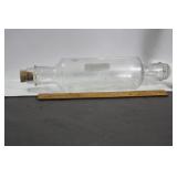 VINTAGE GLASS KITCHEN ROLLING PIN