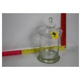 GLASS LIDDED CANISTER / COOKIE JAR