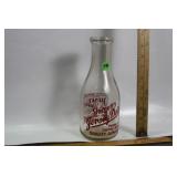 1 Qt. STERRETT'S DAIRY HAVRE, MONT. MILK BOTTLE